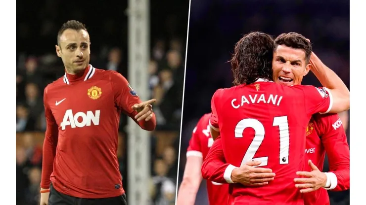 Berbatov bancó el paso de Cavani por Manchester United.