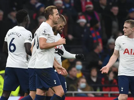 Contundente goleada de Tottenham ante Crystal Palace