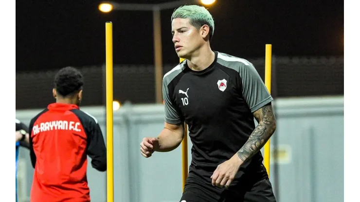 James Rodríguez con Al-Rayyan.