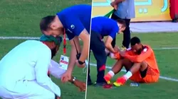 Conmoción en pleno campo de juego por la muerte de un jugador durante el calentamiento.