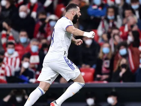 Karim Benzema cerró el año fiel a su estilo: golazo para Real Madrid