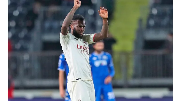 Kessié en festejo de gol.