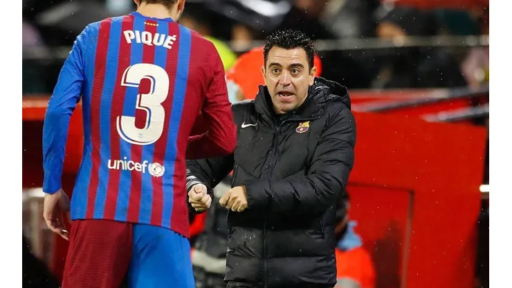 Xavi en dirección de Barcelona.