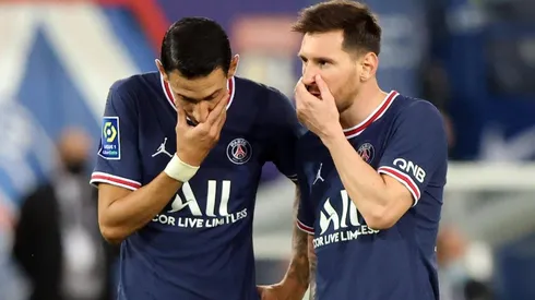 Ángel Di María y Lionel Messi.