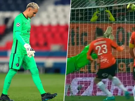 VIDEO | Imposible para Keylor: Lorient se adelantó ante PSG con un remate soñado