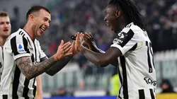 Festejo de gol de Juventus.