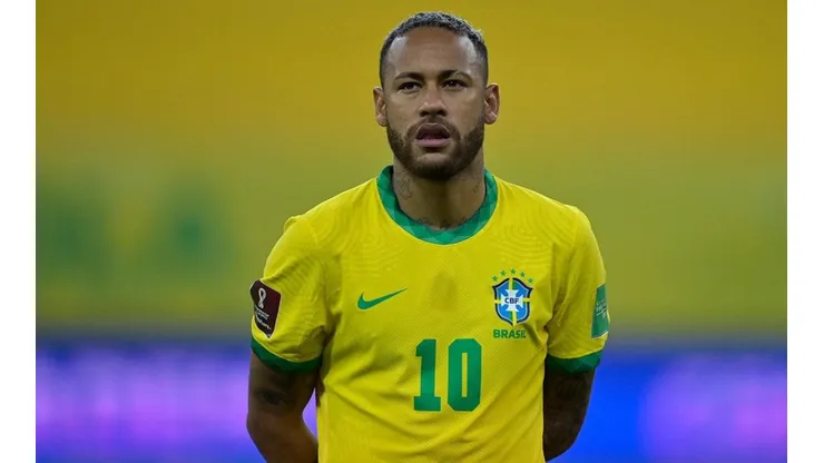 Neymar con Brasil.