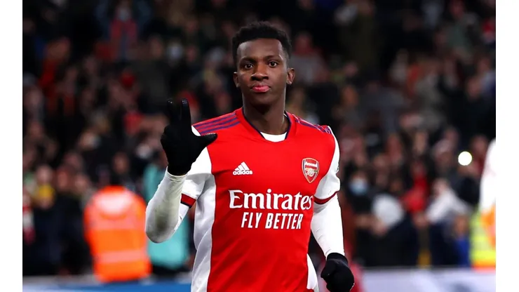 Eddie Nketiah, el autor de un gol de locos.
