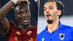 Roma vs. Sampdoria por la Serie A (Fotos: Getty).
