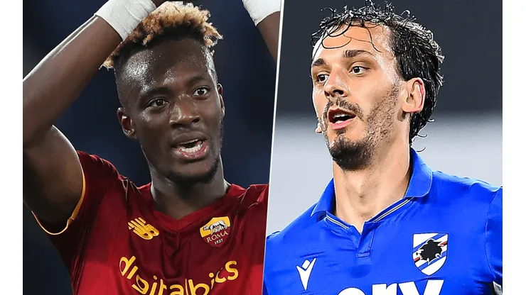 Roma vs. Sampdoria por la Serie A (Fotos: Getty).