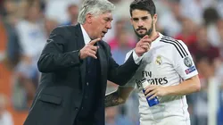 Ancelotti e Isco, en Real Madrid.