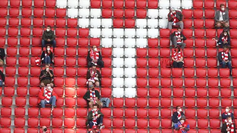 Hinchas de Bayern Múnich en el estadio.