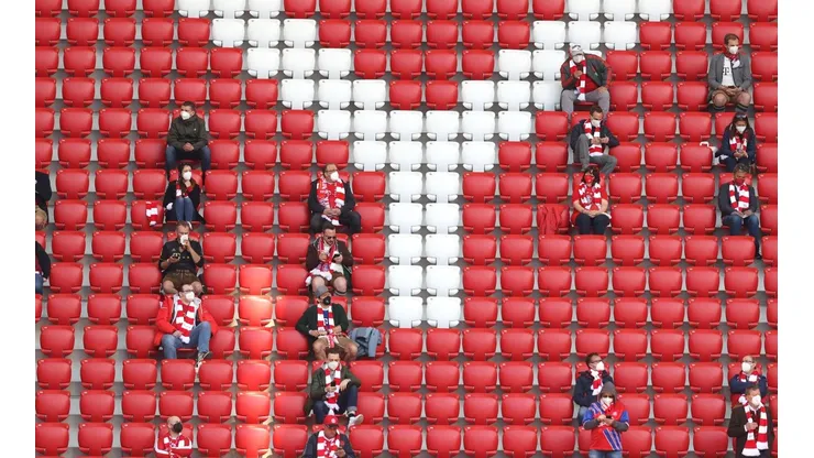 Hinchas de Bayern Múnich en el estadio.