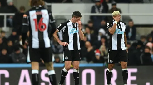 Newcastle en imagen habitual de sus partidos.