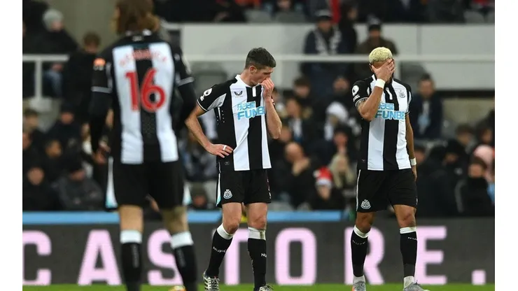 Newcastle en imagen habitual de sus partidos.