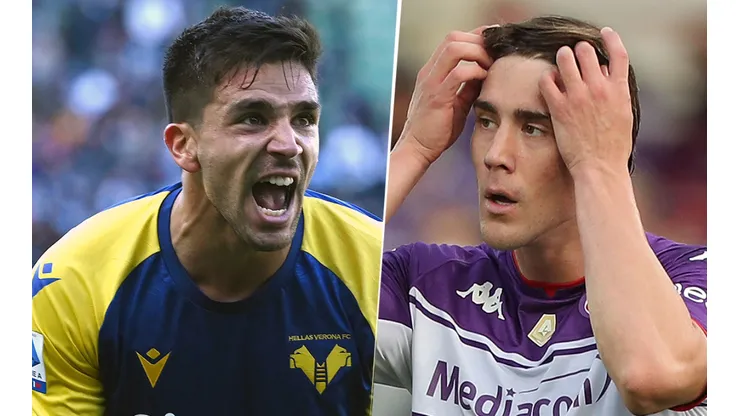 Hellas Verona vs. Fiorentina por la Serie A (Fotos: Getty).