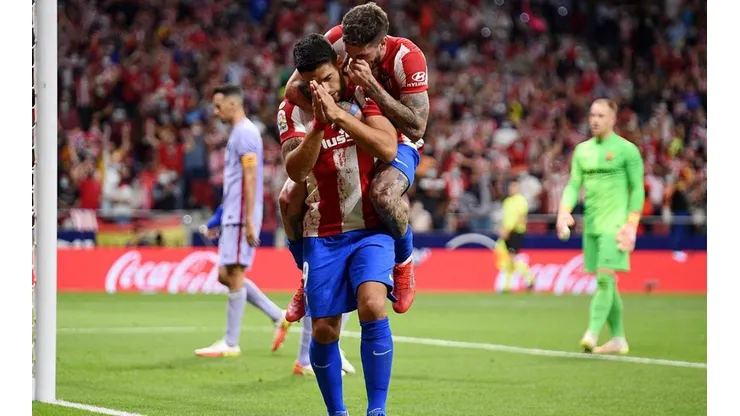 Luis Suárez con Atlético de Madrid.