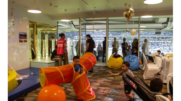 La sala de visualización sensorial en el Estadio Ciudad de la Educación (foto: Comité Supremo de Entrega y Legado)