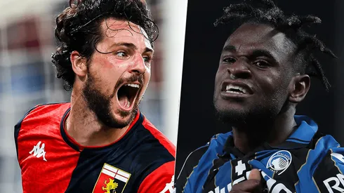 Genoa vs. Atalanta por la Serie A (Fotos: Getty).