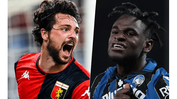 Genoa vs. Atalanta por la Serie A (Fotos: Getty).