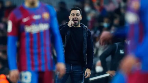 Xavi en dirección de Barcelona.