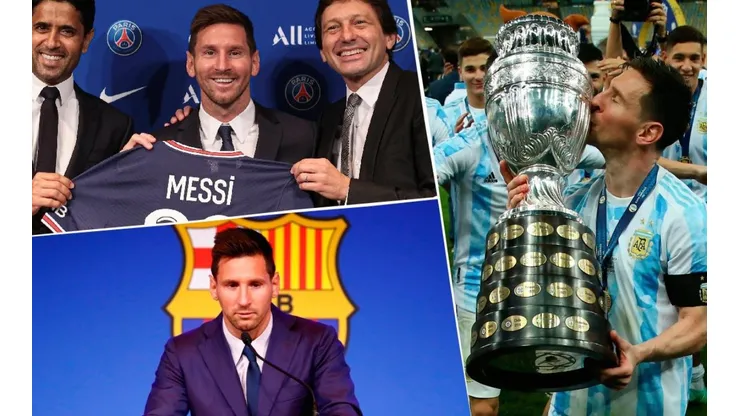 2021, un año eléctrico en la carrera de Lionel Messi.