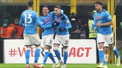 Eljif Elmas, el autor del gol de Napoli.