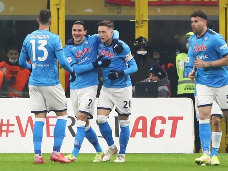 Serie A: Napoli derrotó a Milan y le recortó distancia a Inter