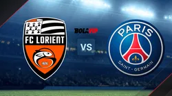 Lorient vs. PSG por la Ligue 1 de Francia.