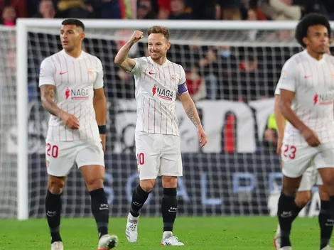 Ivan Rakitic no se puso nervioso y con soberbio remate al ángulo marcó para Sevilla