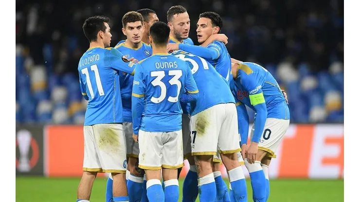 Napoli previo a partido de Serie A.