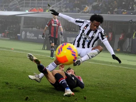 Ante una niebla incesante, Juventus vence a Bologna con Cuadrado determinante
