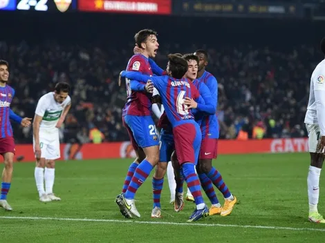 Barcelona sufrió de más para vencer a Elche y cortar su mala racha