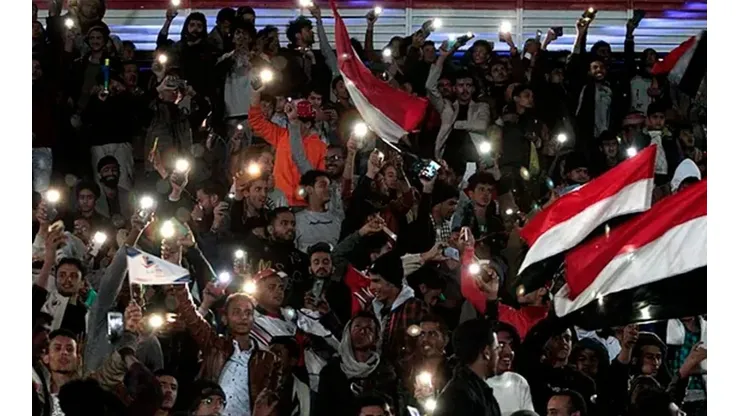 Celebraciones en Yemen que detuvieron, por un rato, la Guerra Civil.