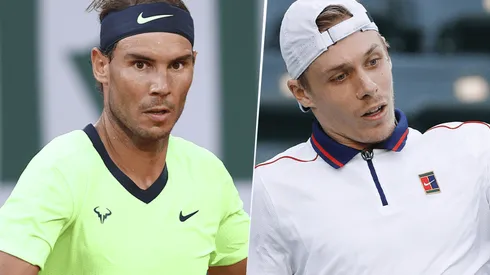Rafael Nadal vs. Denis Shapovalov por el Mubadala World Tennis Championship (Foto: Getty Images).