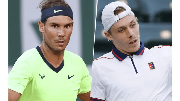 Rafael Nadal vs. Denis Shapovalov por el Mubadala World Tennis Championship (Foto: Getty Images).
