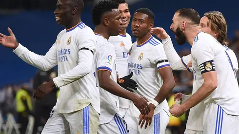 Real Madrid en festejo de gol.