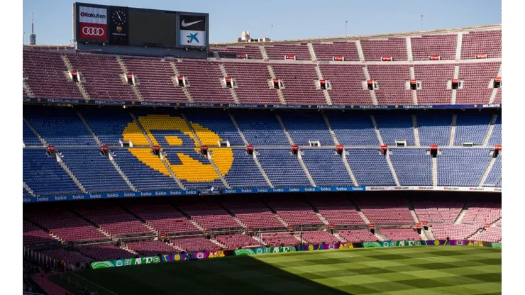 Estadio del Camp Nou en Barcelona.