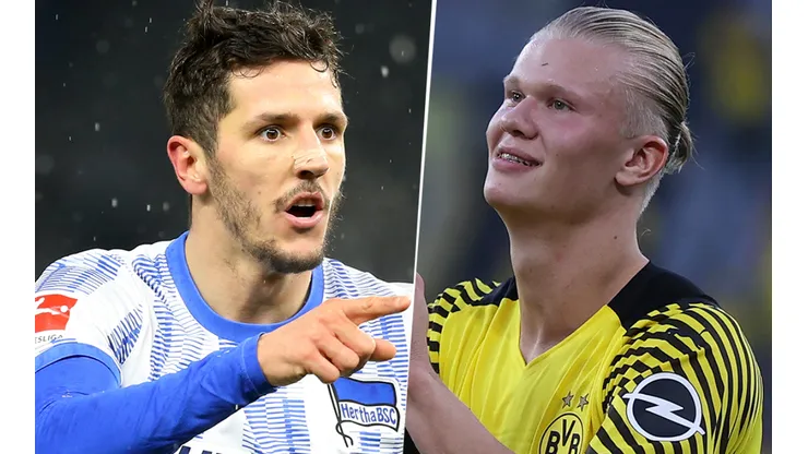 Hertha Berlin vs. Borussia Dortmund por la Bundesliga (Fotos: Getty).