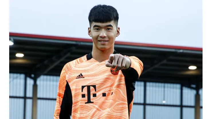 El joven chino Liu Shaoziyang es nuevo arquero de Bayern Múnich.