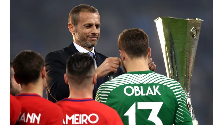 Ceferin, presidente de la UEFA (Getty images),