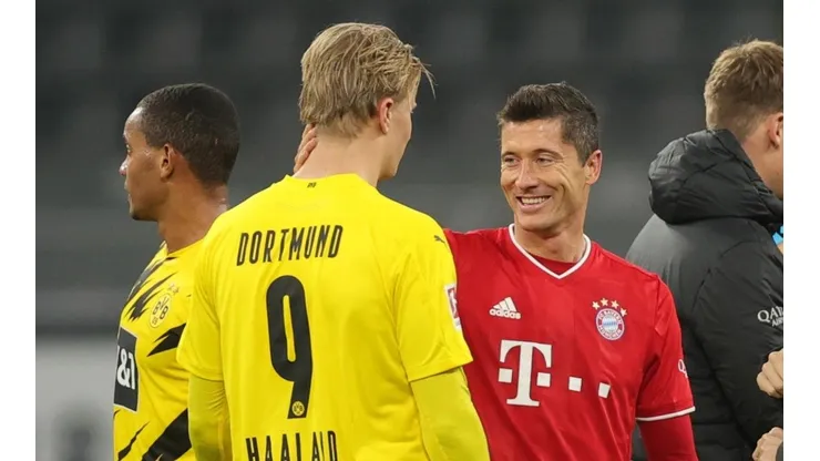 Erling Haaland y Robert Lewandowski, los goleadores de la Bundesliga en los últimos años.