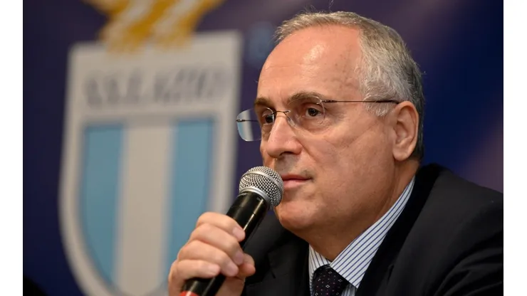 Claudio Lotito, presidente de Lazio.