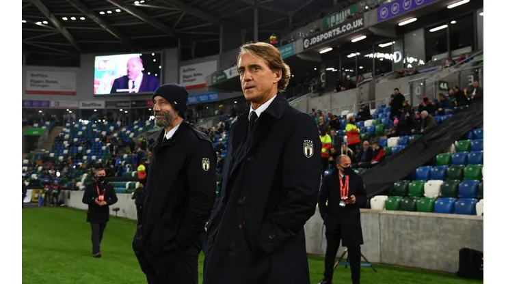 Roberto Mancini, entrenador de la Selección de Italia (Getty images).