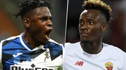 Atalanta vs. Roma por la Serie A (Fotos: Getty).