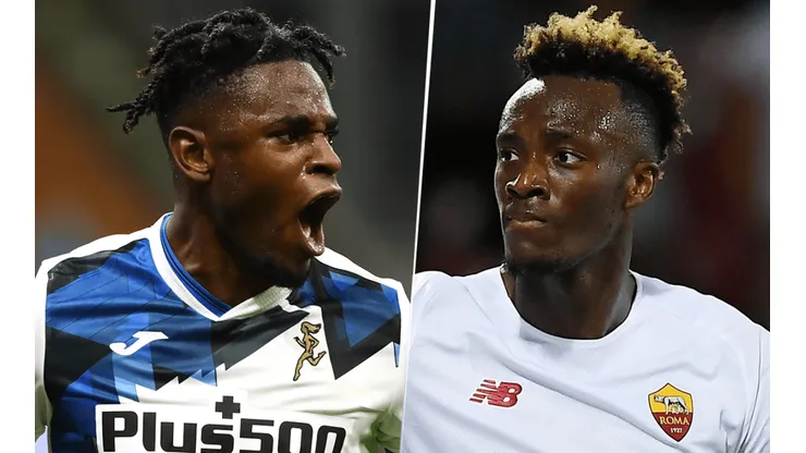 Atalanta vs. Roma por la Serie A (Fotos: Getty).