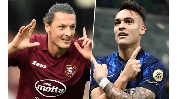 Salernitana vs. Inter por la Serie A (Fotos: Getty).