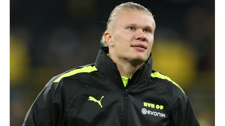 Erling Haaland, delantero del Borussia Dortmund.