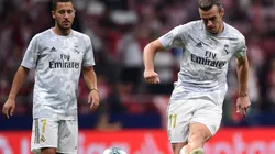 Eden Hazard y Gareth Bale, jugadores del Real Madrid.