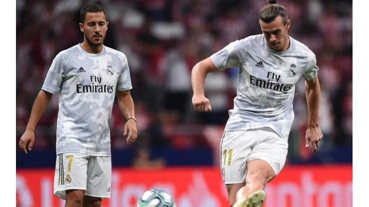 Eden Hazard y Gareth Bale, jugadores del Real Madrid.